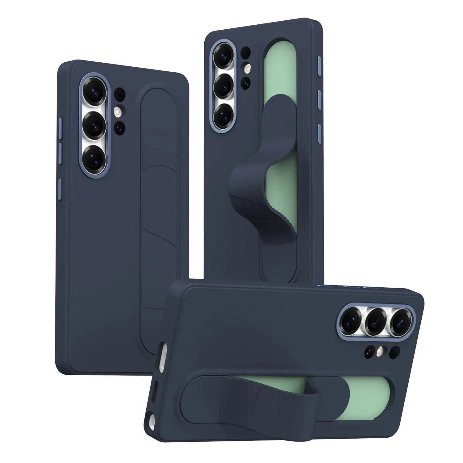 Galaxy S26 Series Standing Wristband Grip Case Mobile Case by CoverMeUp - Style 2