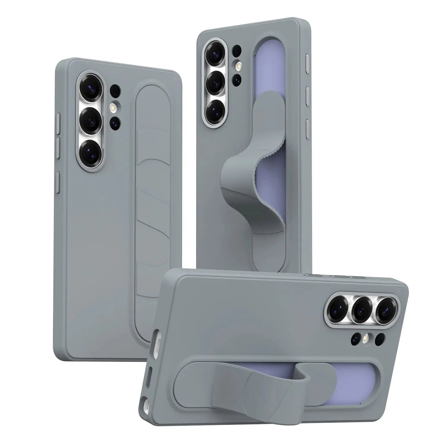 Galaxy S26 Series Standing Wristband Grip Case Mobile Case by CoverMeUp - Style 10