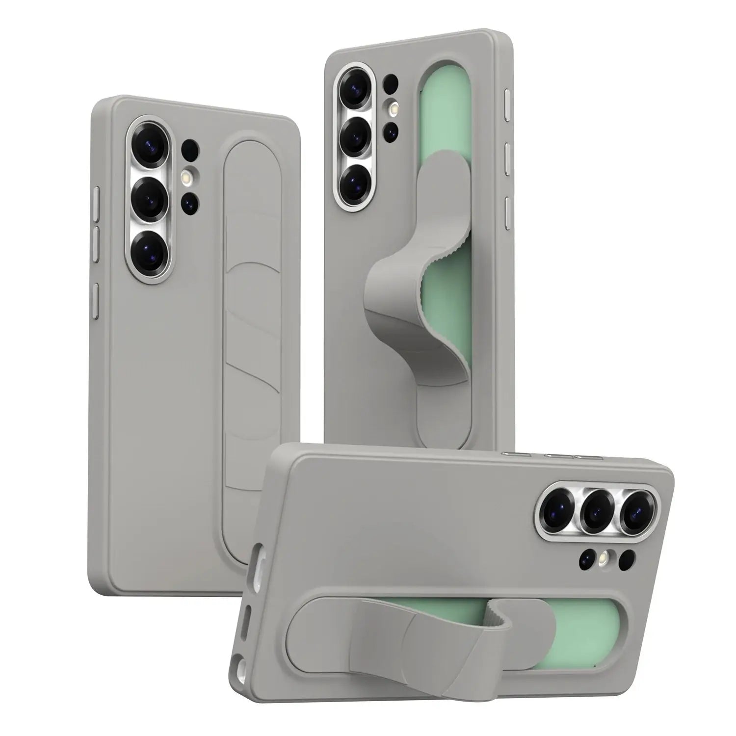 Galaxy S26 Series Standing Wristband Grip Case Mobile Case by CoverMeUp - Style 5