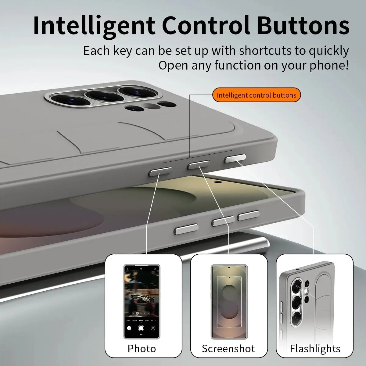 Galaxy S26 Series Standing Wristband Grip Case Mobile Case by CoverMeUp - Style 11