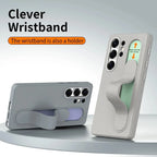 Galaxy S26 Series Standing Wristband Grip Case Mobile Case by CoverMeUp - Style 12