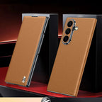 Galaxy Z Series Vortex Business Professional Leather Case Mobile Case by CoverMeUp - Style 2