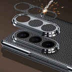 Galaxy Z Series Vortex Business Professional Leather Case Mobile Case by CoverMeUp - Style 7