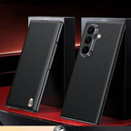 Galaxy Z Series Vortex Business Professional Leather Case Mobile Case by CoverMeUp