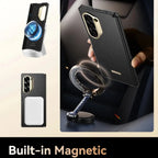 Galaxy Z Fold Series Imperium Regent Leather Armor Case Mobile Case by CoverMeUp - Style 7