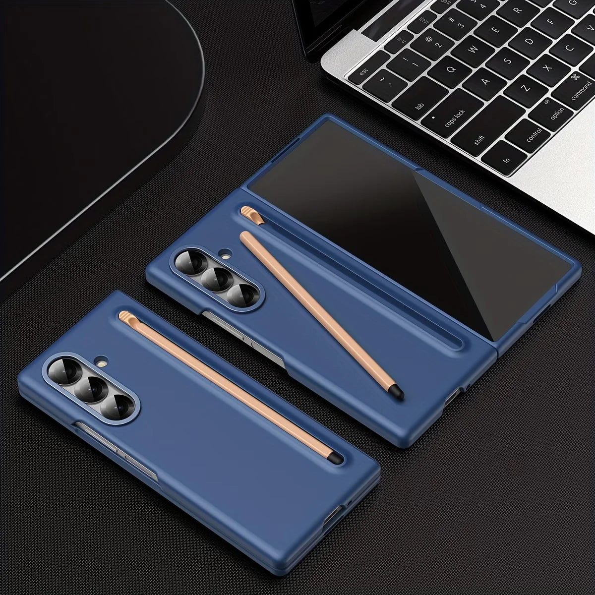 Galaxy Z Fold7 Flexi Shield Slim S-Pen Slot Edition Case Mobile Case by CoverMeUp - Style 14