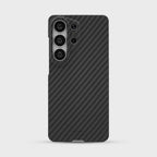 Galaxy S26 Series Carbon Lattice Ember Edge Case Mobile Case by CoverMeUp