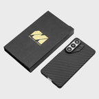 Galaxy S26 Series Carbon Lattice Ember Edge Case Mobile Case by CoverMeUp - Style 2