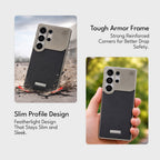 Galaxy S26 Series Aero Flex Premium Metallic Leather Case Mobile Case by CoverMeUp - Style 10