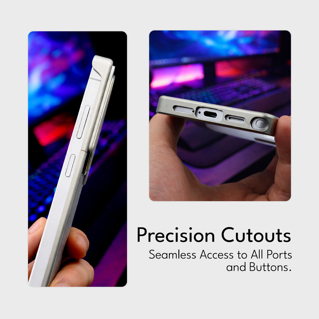 Galaxy S26 Series Aero Flex Premium Metallic Leather Case Mobile Case by CoverMeUp - Style 12