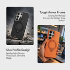 Galaxy S26 Series Torvex Prime Armor Ring Stand Edition Case Mobile Case by CoverMeUp - Style 8