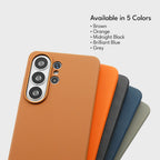 Galaxy S26 Series Bespoke Snap Leather Case Mobile Case by CoverMeUp - Style 14
