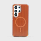 Galaxy S26 Series Frost Guard Corrugated Pattern Magsafe Case Mobile Case by CoverMeUp - Style 5