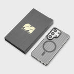 Galaxy S26 Series Frost Guard Corrugated Pattern Magsafe Case Mobile Case by CoverMeUp - Style 6