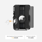 Aulumu G03 Multi-Tool Magnetic Metal Wallet | Carbon Fiber Cover | MagSafe