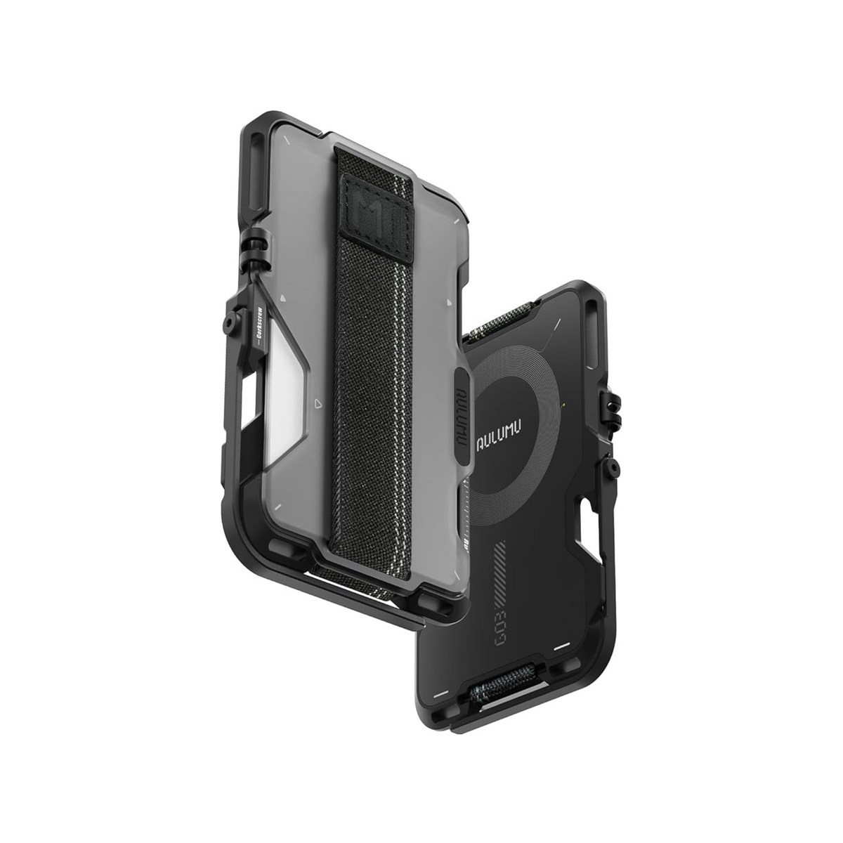 Aulumu G03 Multi-Tool Magnetic Metal Wallet | Frosted Cover | MagSafe