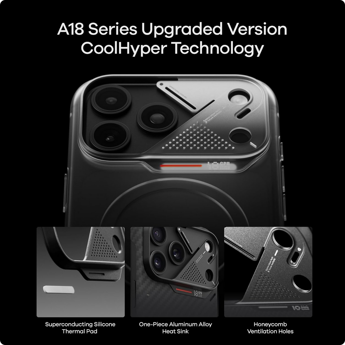 Aulumu A18 for iPhone 18 Pro Aramid Fiber Case | Ultra Slim | Semi-Cover