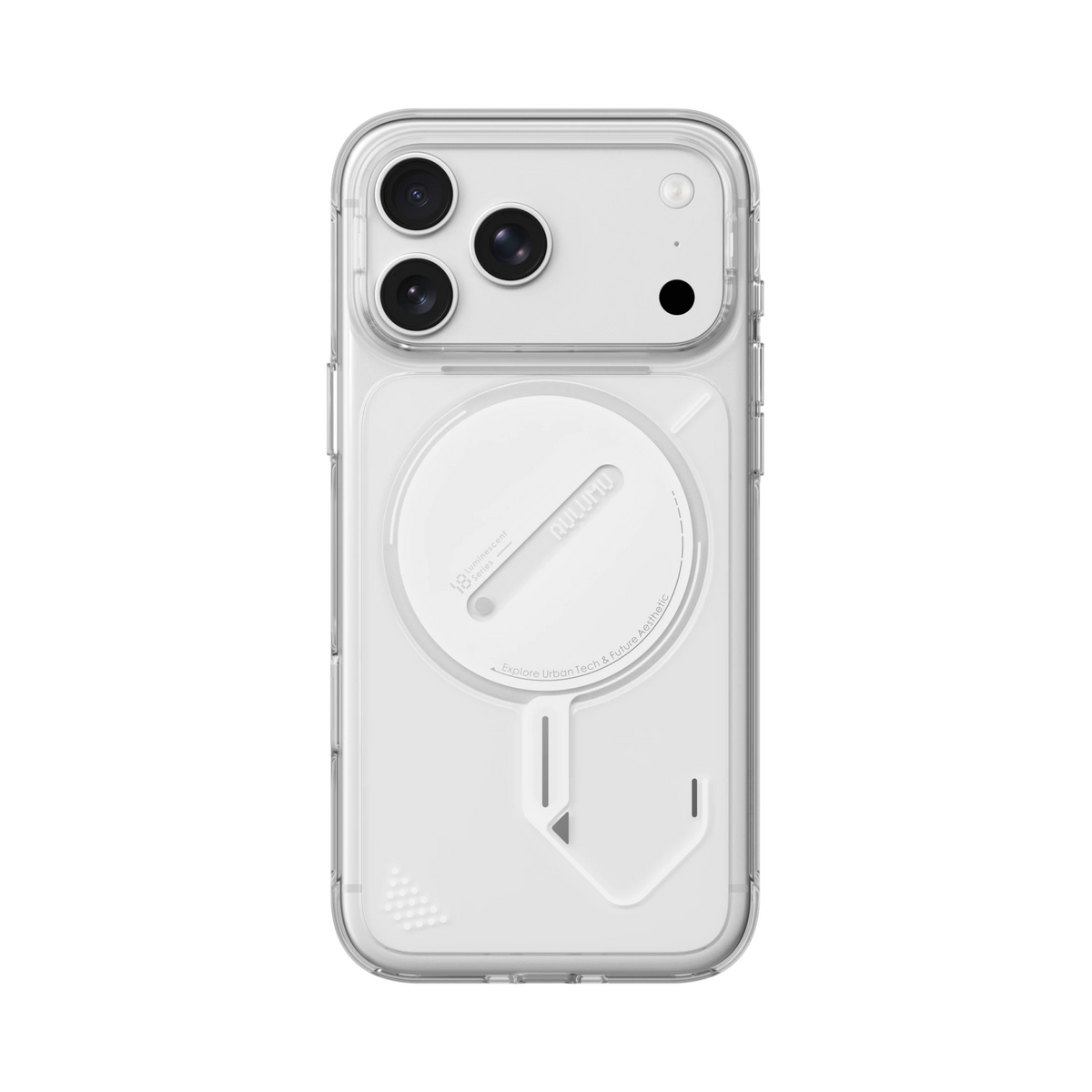Aulumu A18 Ghost Lumen Transparent Case for iPhone 18 Pro