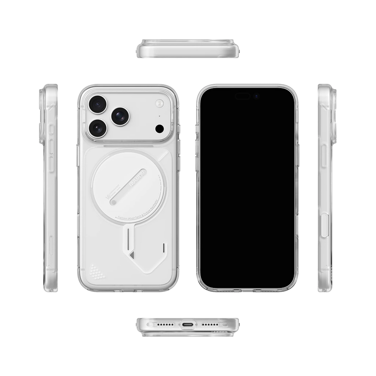 Aulumu A18 Ghost Lumen Transparent Case for iPhone 18 Pro