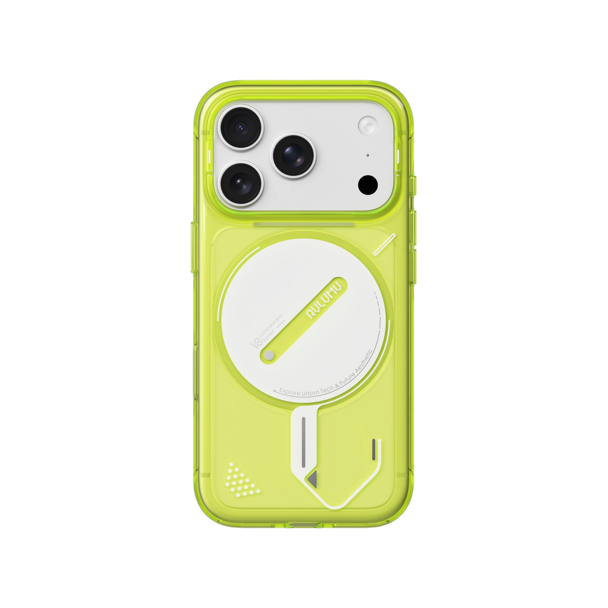 Aulumu A18 Ghost Lumen Transparent Case for iPhone 18 Pro