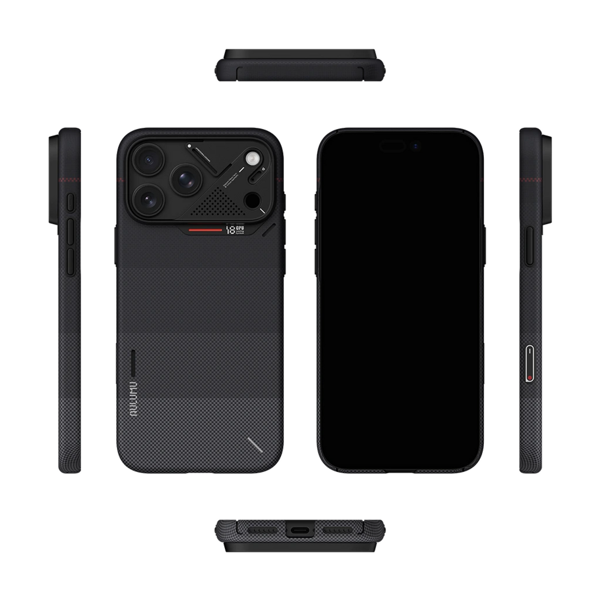Aulumu A18 Ultra-Slim Gradient Aramid Fiber Case for iPhone 18 Pro Max