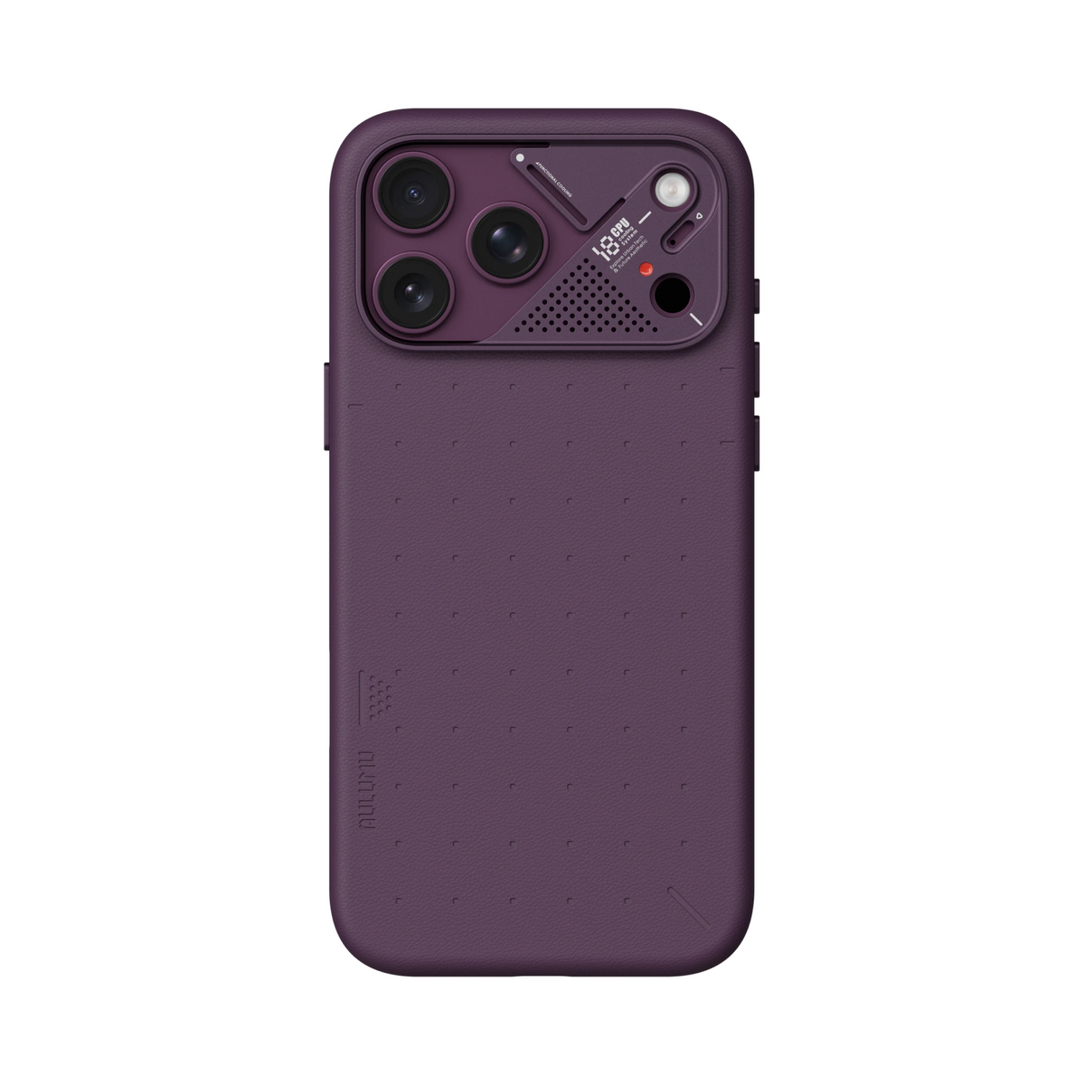 Aulumu A18 Particle Vegan Leather Case for iPhone 18 Pro