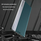 iPhone 17 Series PU Leather Side Window Flip Case
