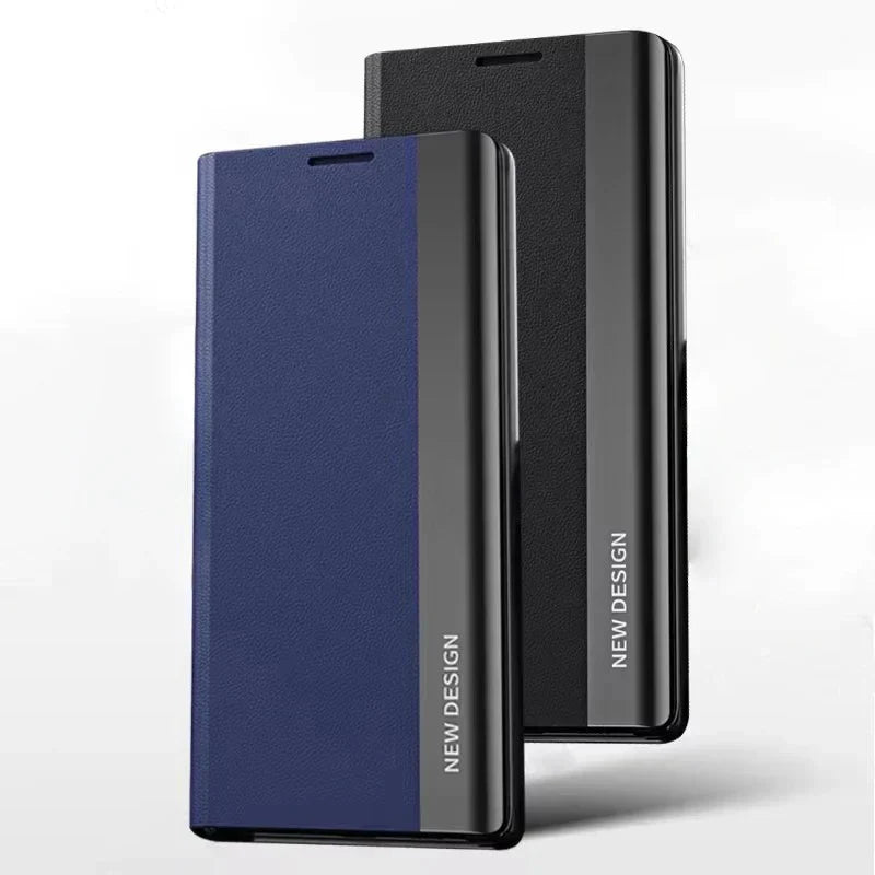 iPhone 17 Series PU Leather Side Window Flip Case