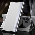 iPhone 17 Series PU Leather Side Window Flip Case