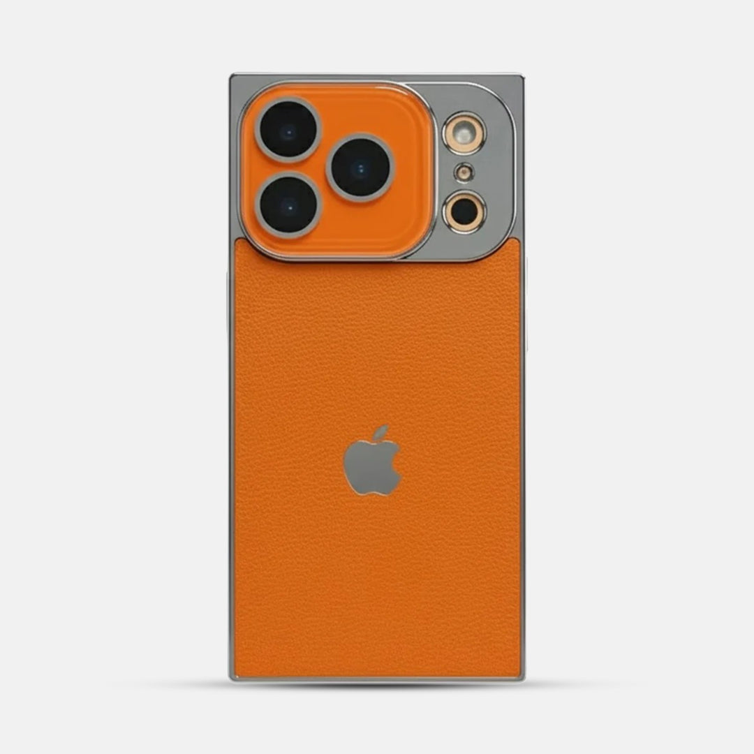 iPhone 17 Series Novaro Premium Leather Metallic Case