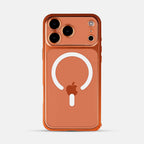 Fire Mist Transparent Magnetic Lock Case