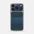 Retro Woven Stripes Electroplating Case