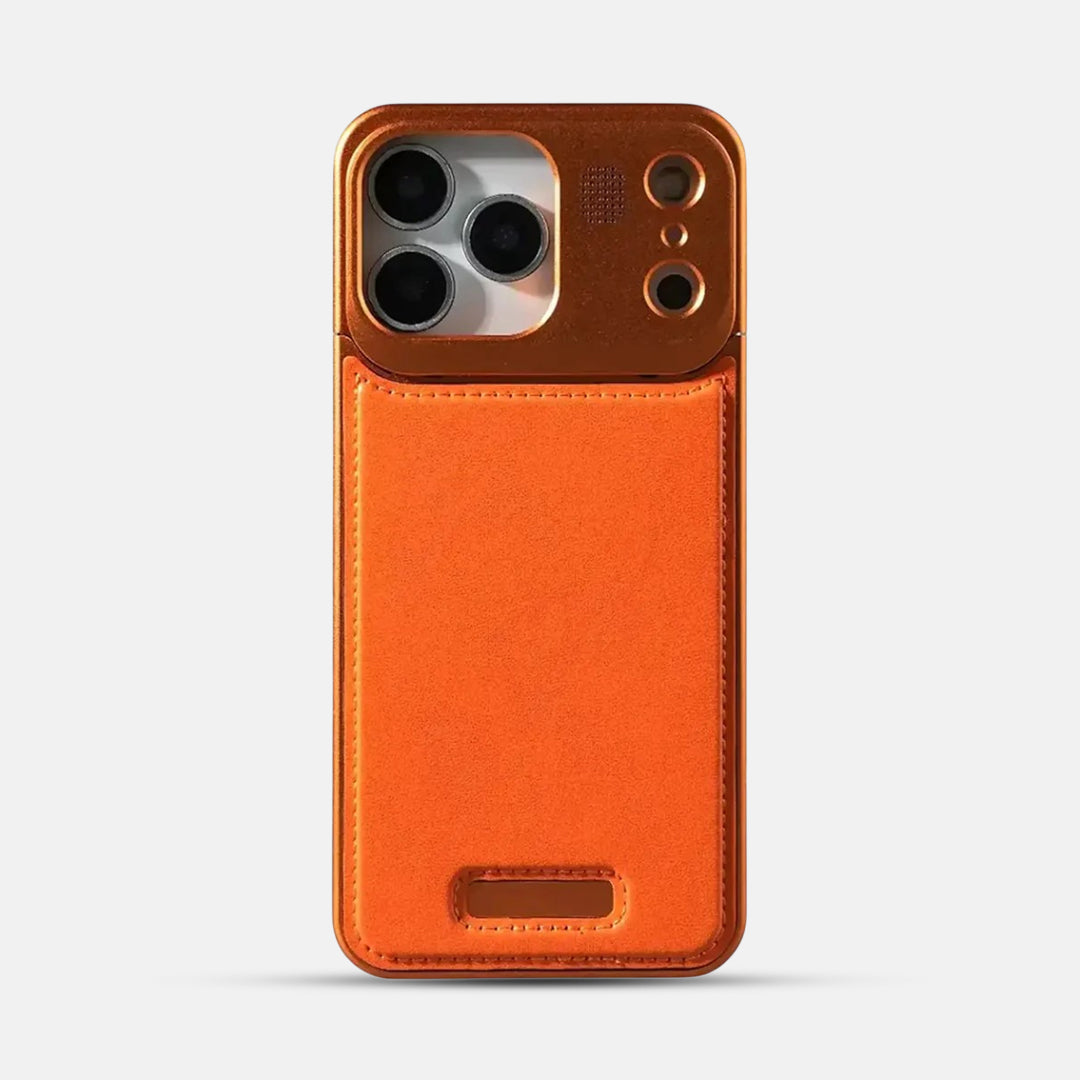iPhone 17 Series Aero Flex Premium Metallic Leather Case