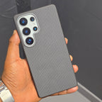 Samsung Galaxy S25 Ultra Carbon Pattern Case - Black