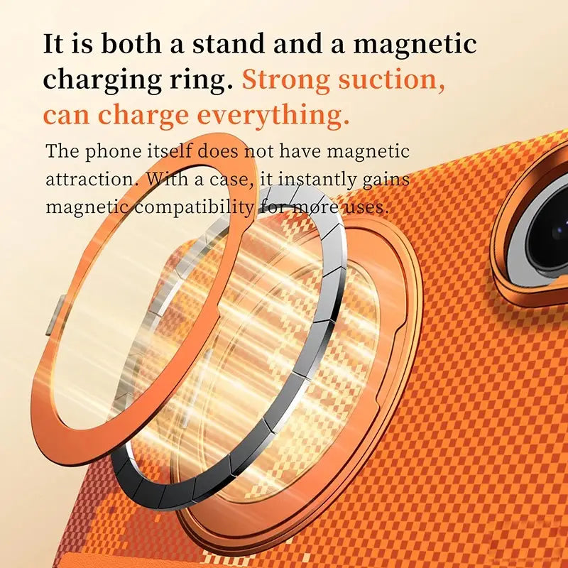 Galaxy Z Fold8 Ultra Carbon Matrix Magnetic Kickstand Case