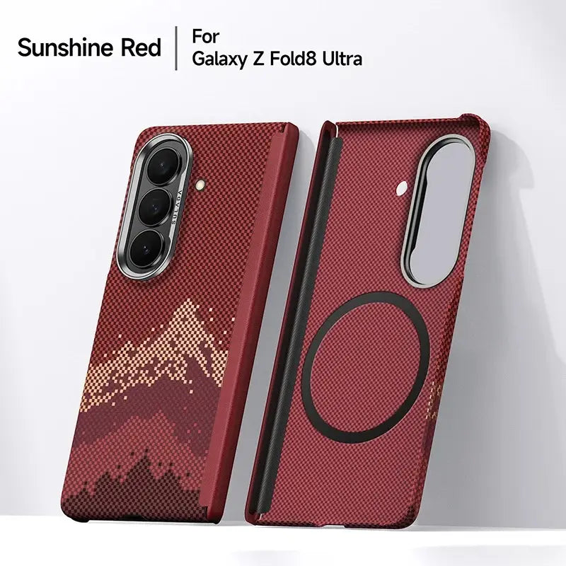 Galaxy Z Fold8 Ultra Carbon Matrix Magnetic Kickstand Case