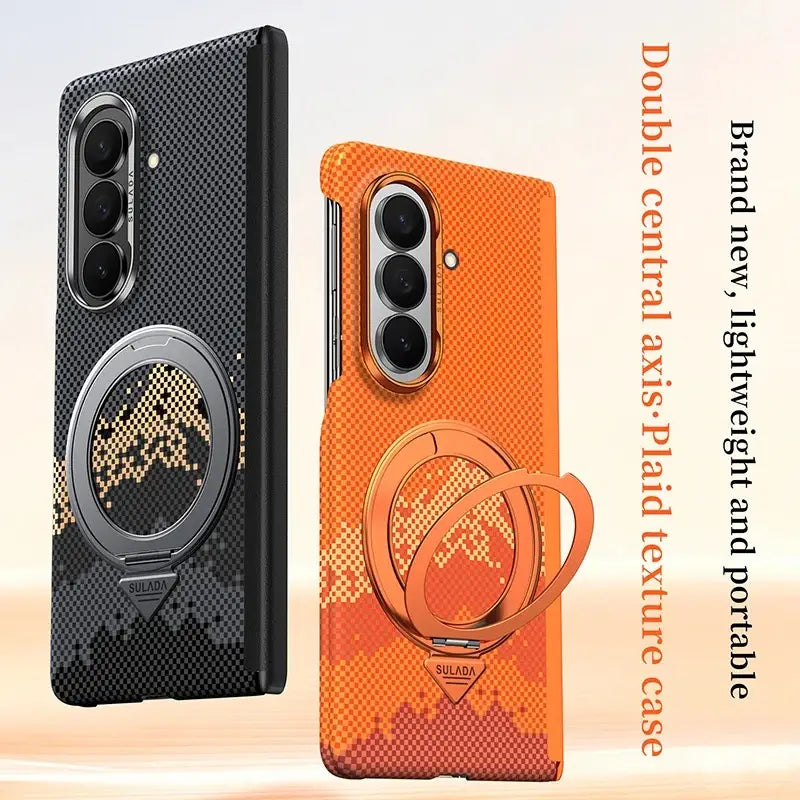 Galaxy Z Fold8 Ultra Carbon Matrix Magnetic Kickstand Case
