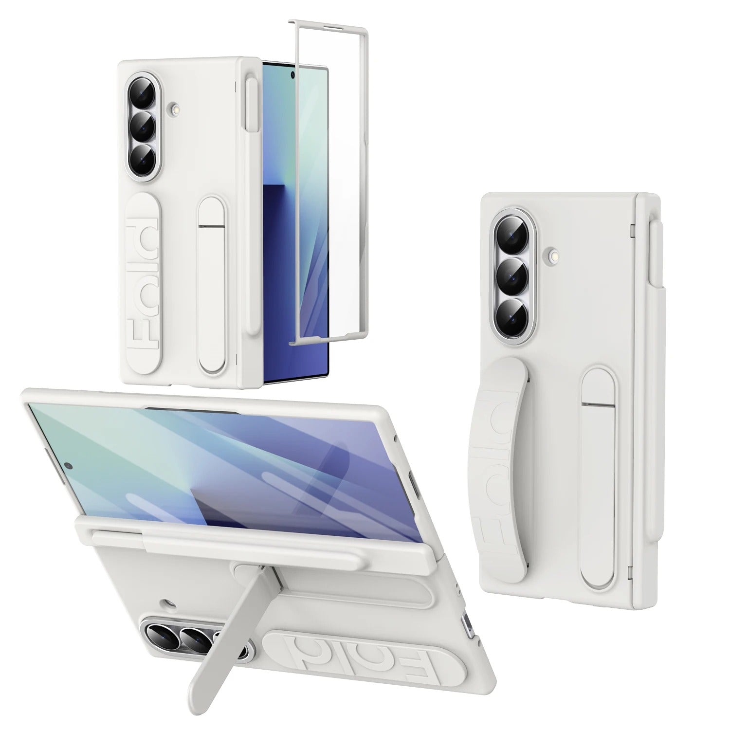 Galaxy Z Fold8 Ultra Dual Function Wristband Stand Case