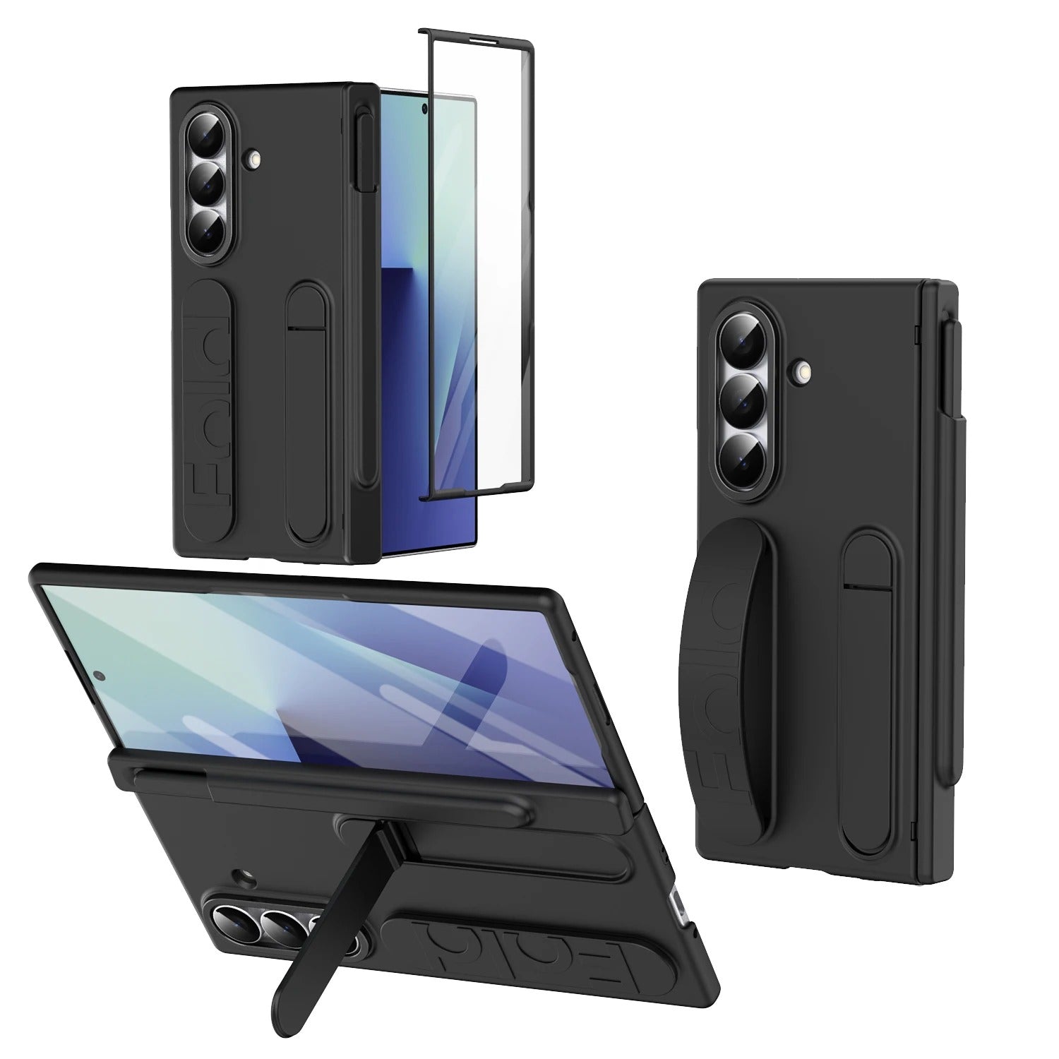 Galaxy Z Fold8 Ultra Dual Function Wristband Stand Case