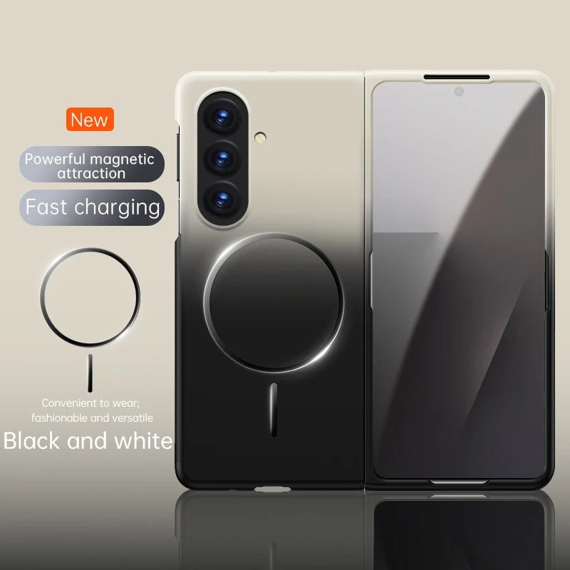 Galaxy Z Fold8 Ultra Tech Style Magnetic Ring Case