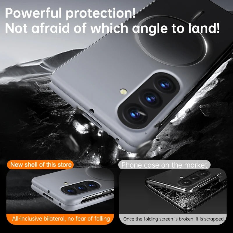 Galaxy Z Fold8 Ultra Tech Style Magnetic Ring Case