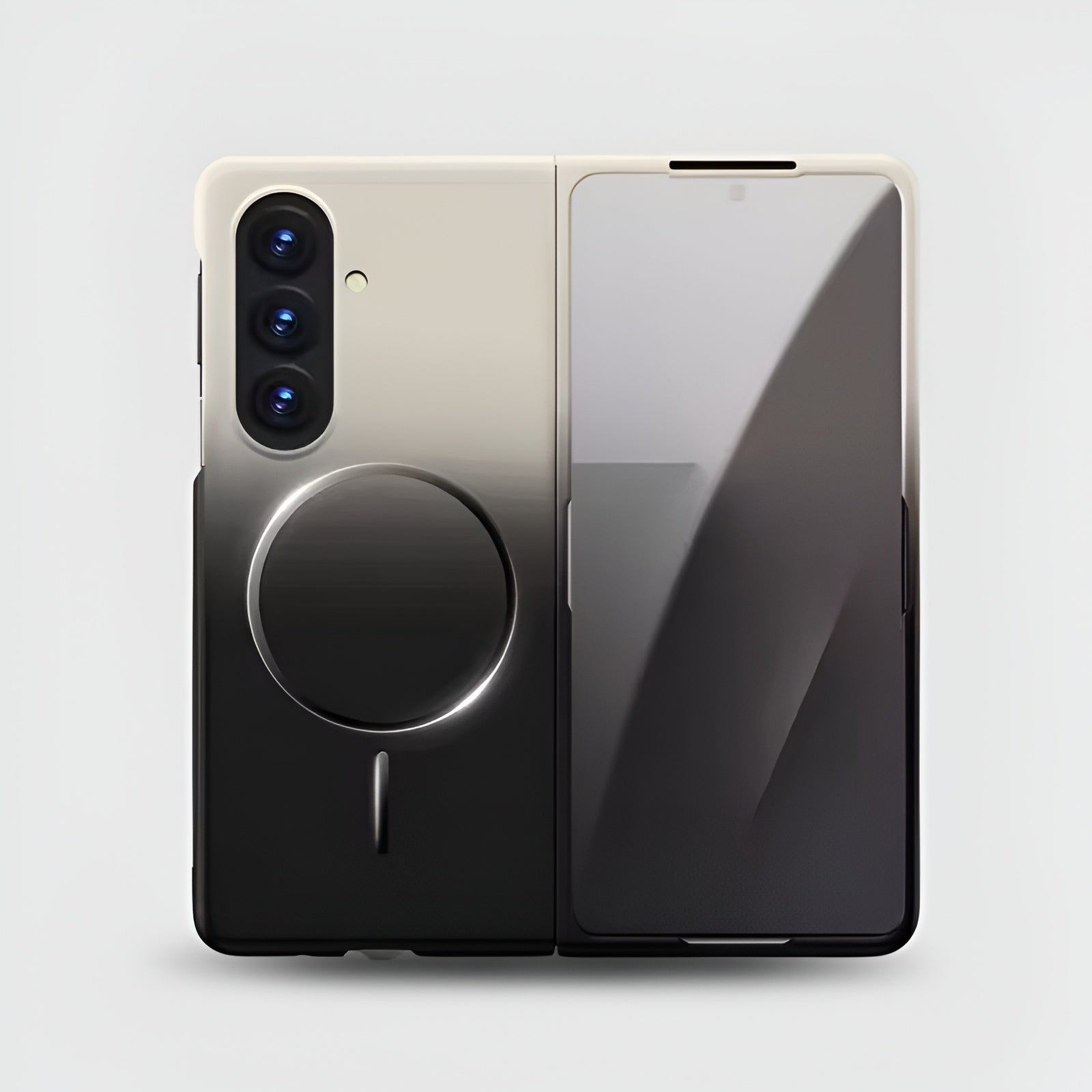 Galaxy Z Fold8 Ultra Tech Style Magnetic Ring Case