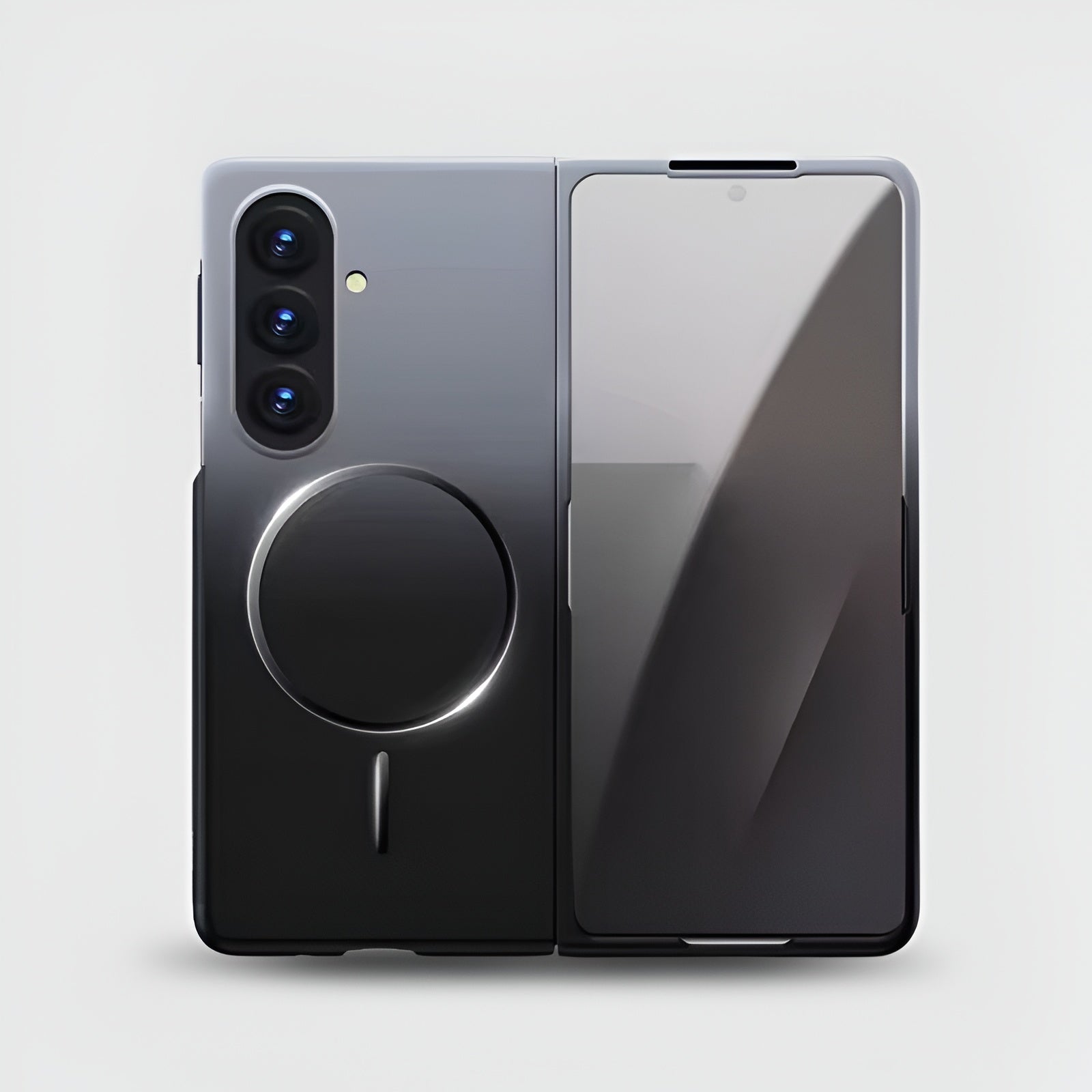 Galaxy Z Fold8 Ultra Tech Style Magnetic Ring Case