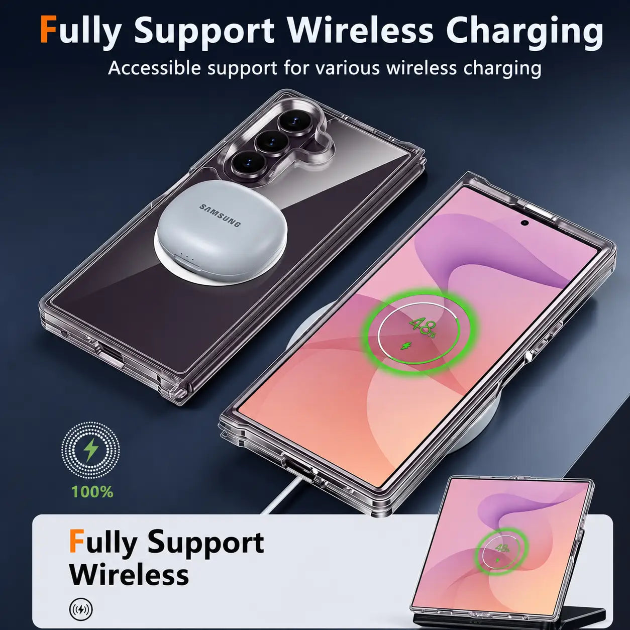 Galaxy Z Fold8 Ultra Crystal Snap Case