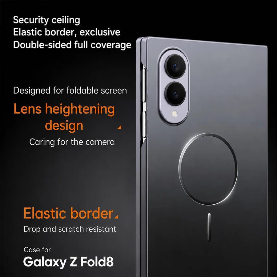 Galaxy Z Fold8 Ultra Tech Style Magnetic Ring Case
