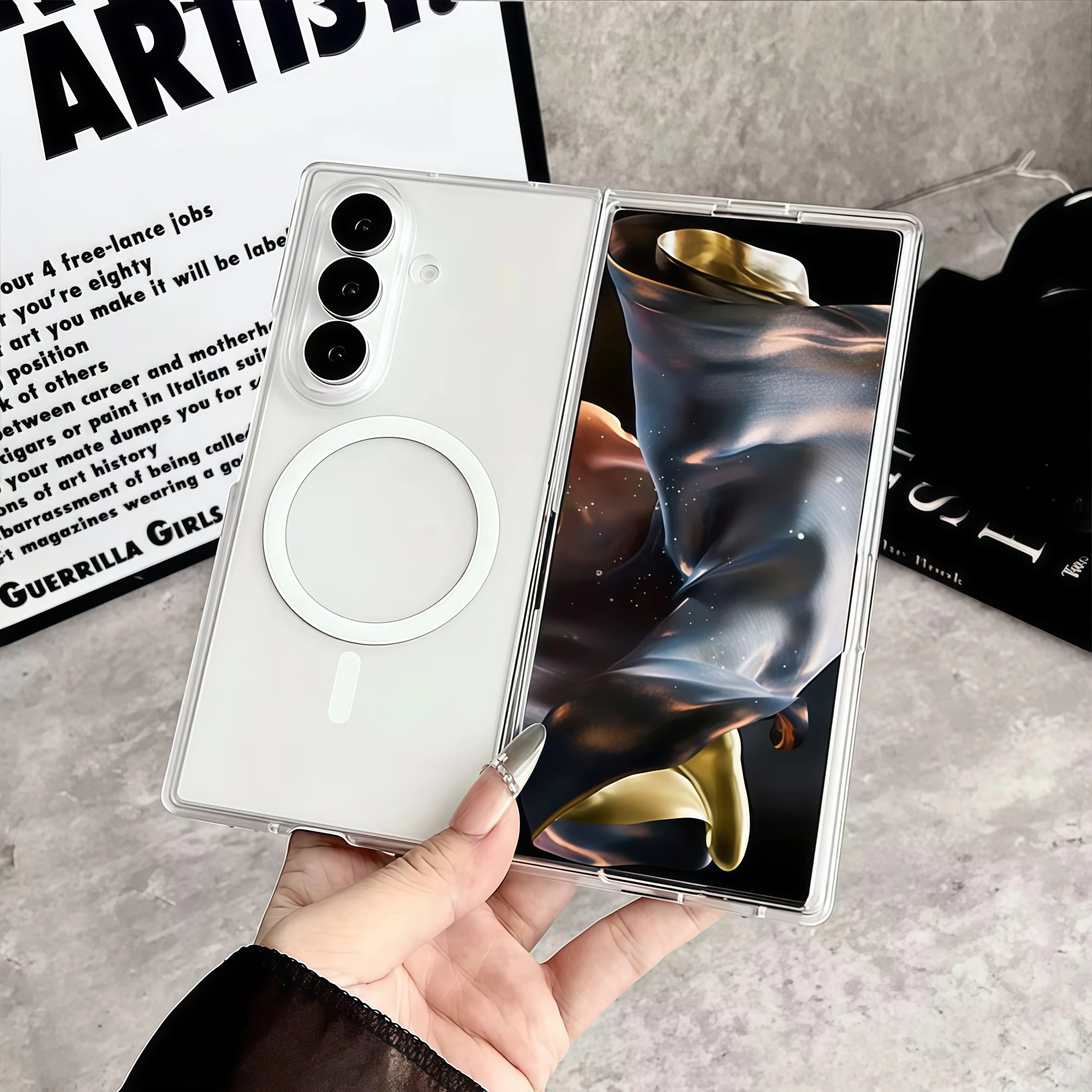 Galaxy Z Fold8 Ultra Crystal Snap Case