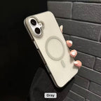 Protective Apple iPhone Back Cover - Slim Fit Hard MagSafe iPhone Case with Embossed Stripes - Style 6