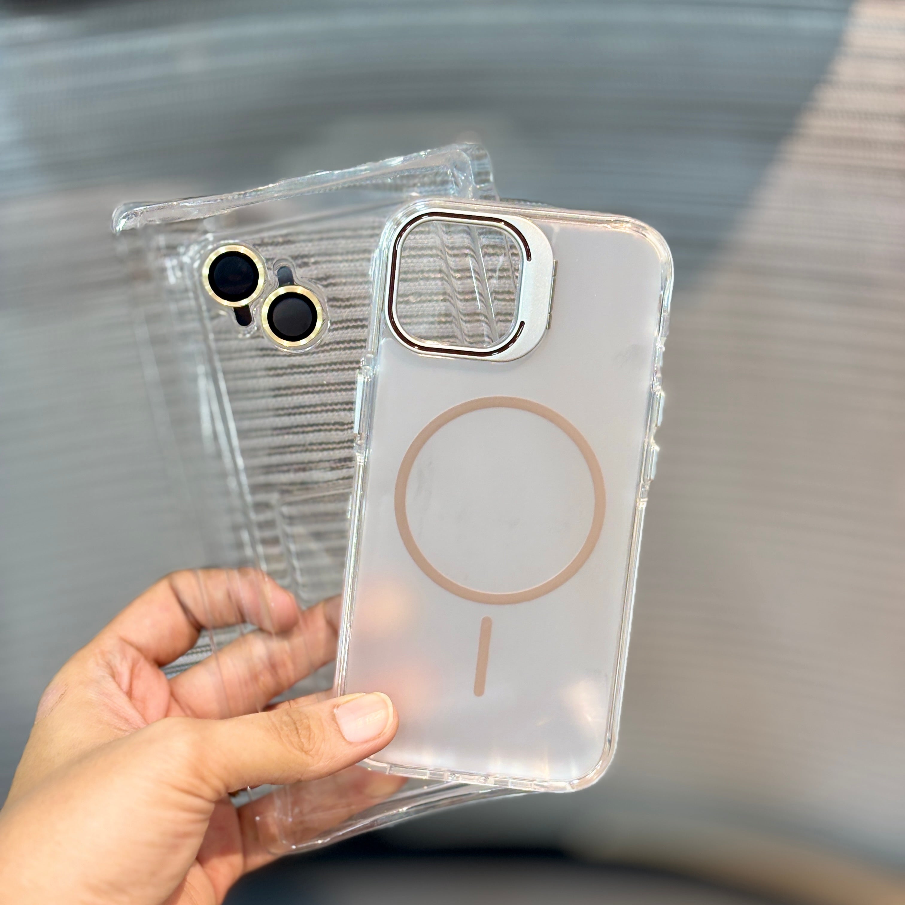 Protective Apple iPhone Back Cover - FrostStand MagSafe iPhone 16 Series Case - Style 11