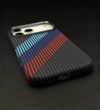 Luxo Carbon Racing Stripes Design Magsafe Case