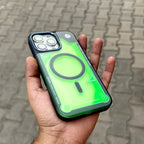Grafix Sand Floting Case With Magsafe-Green ( No. 1806 ) Mobile Case by CoverMeUp - Style 5